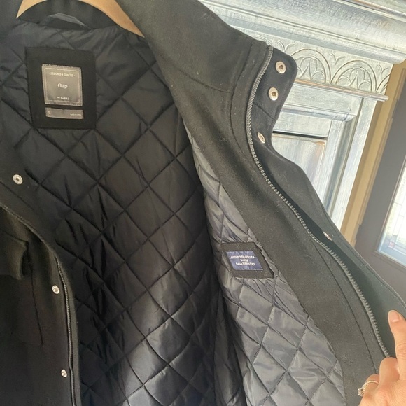 The Gap Lanificio Nello Gori True Black Wool Fatigue Jacket - Picture 4 of 15